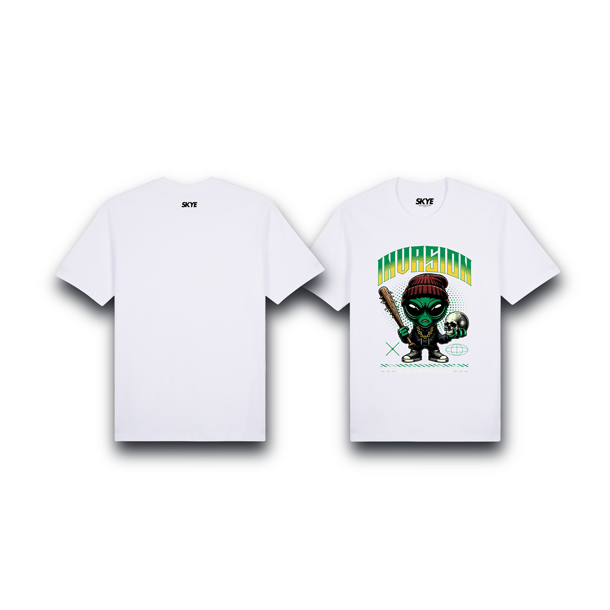 Skye88_Premium_Tee_Alien_Invasion_White