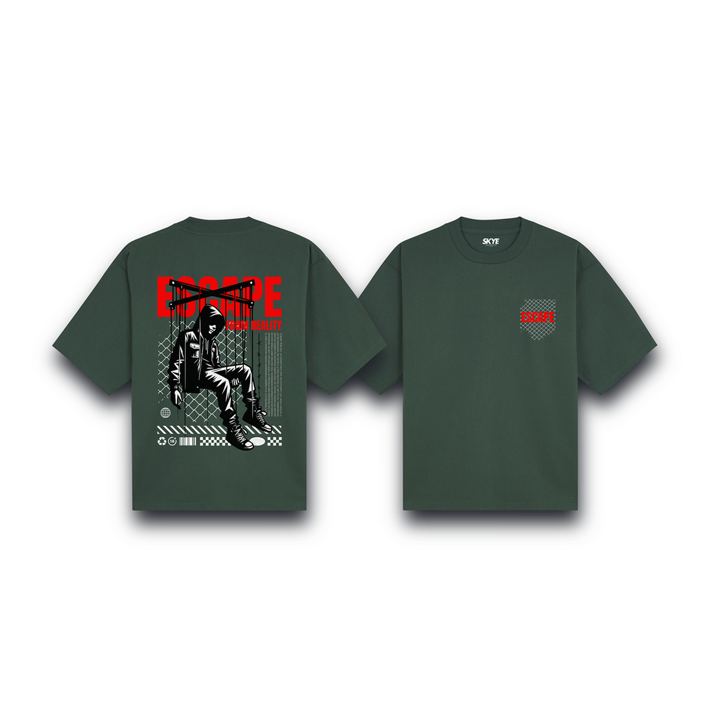 Skye91_Oversized_Tee_Escape_From_Reality_Dark_Green