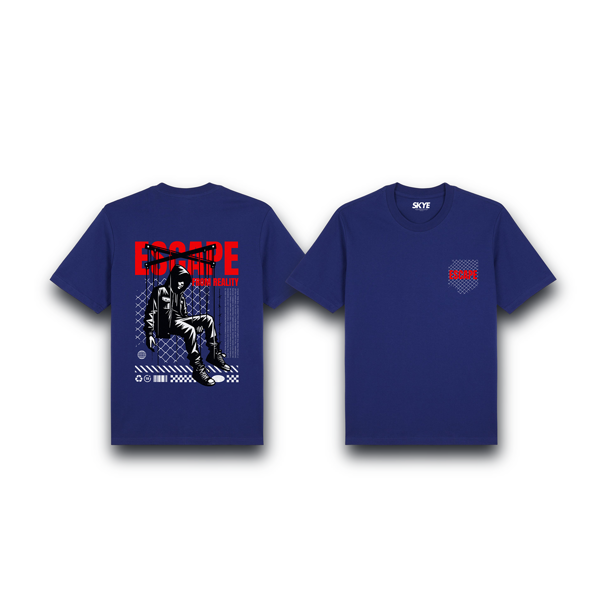 Skye91_Premium_Tee_Escape_From_Reality_Blue