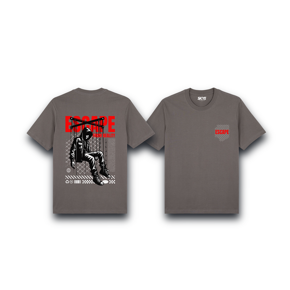 Skye91_Premium_Tee_Escape_From_Reality_Gray