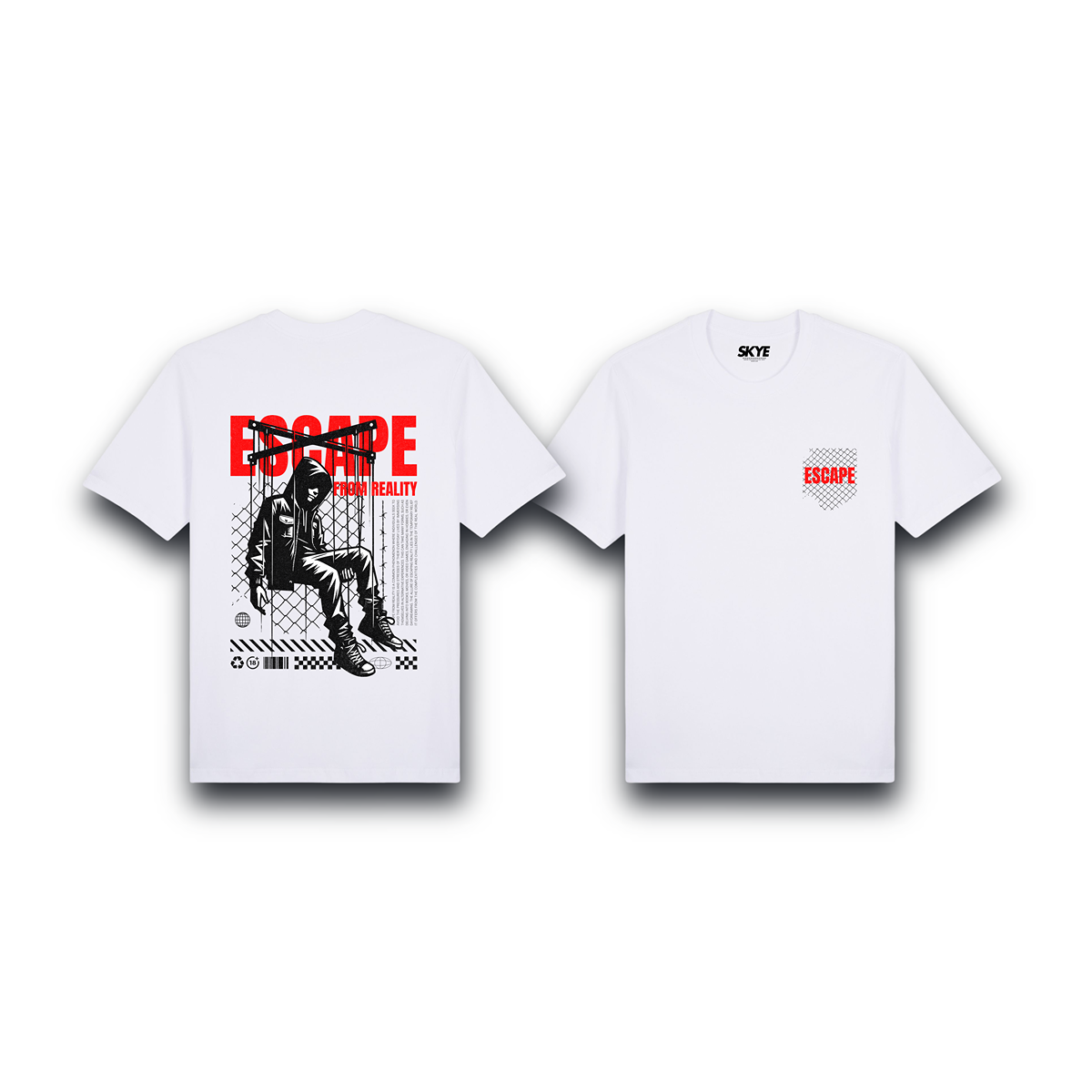 Skye91_Premium_Tee_Escape_From_Reality_White