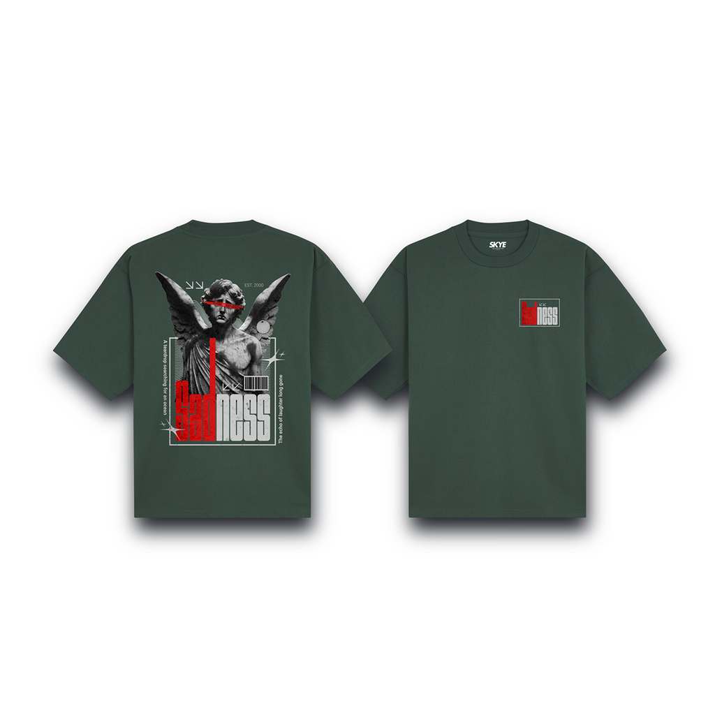 Skye95_Oversized_Tee_Sadness_Dark_Green