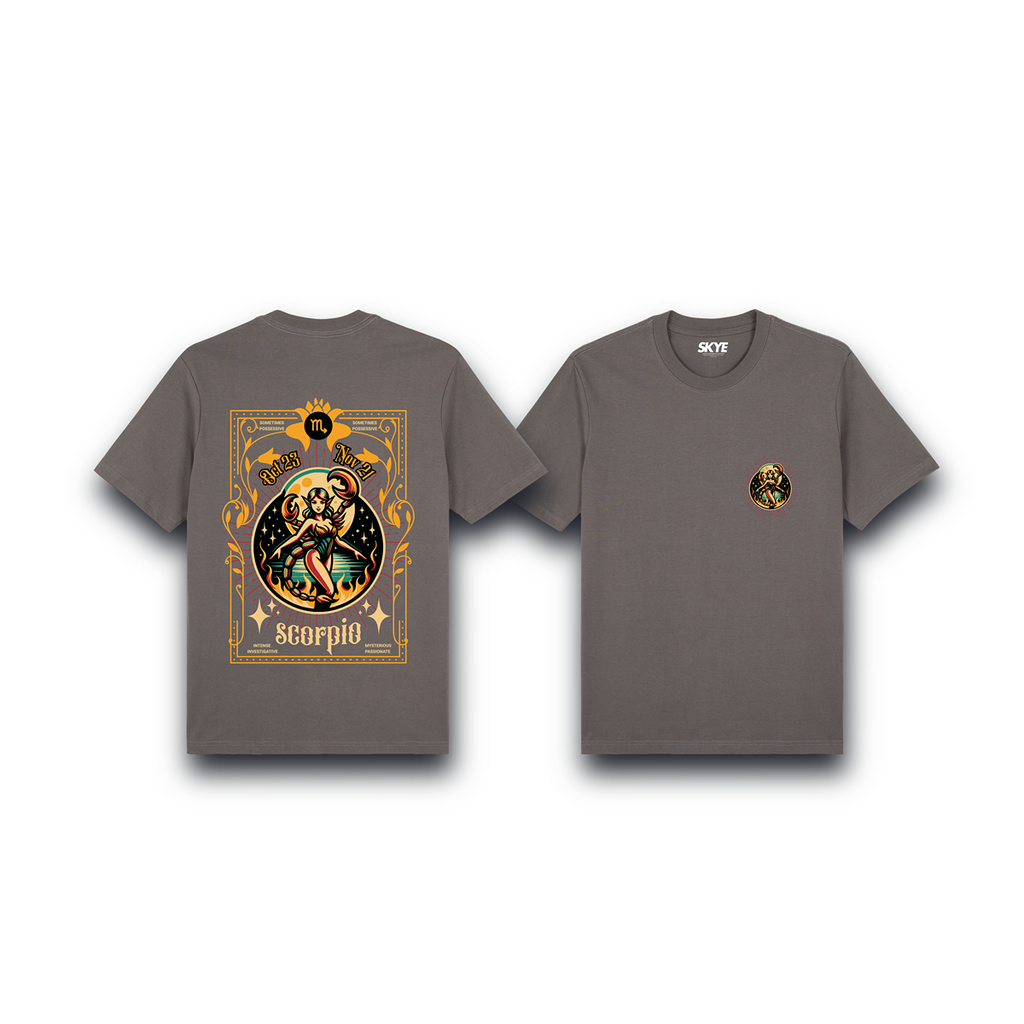 Skye99_Premium_Tee_Scorpio_Zodiac_Fairy_Gray