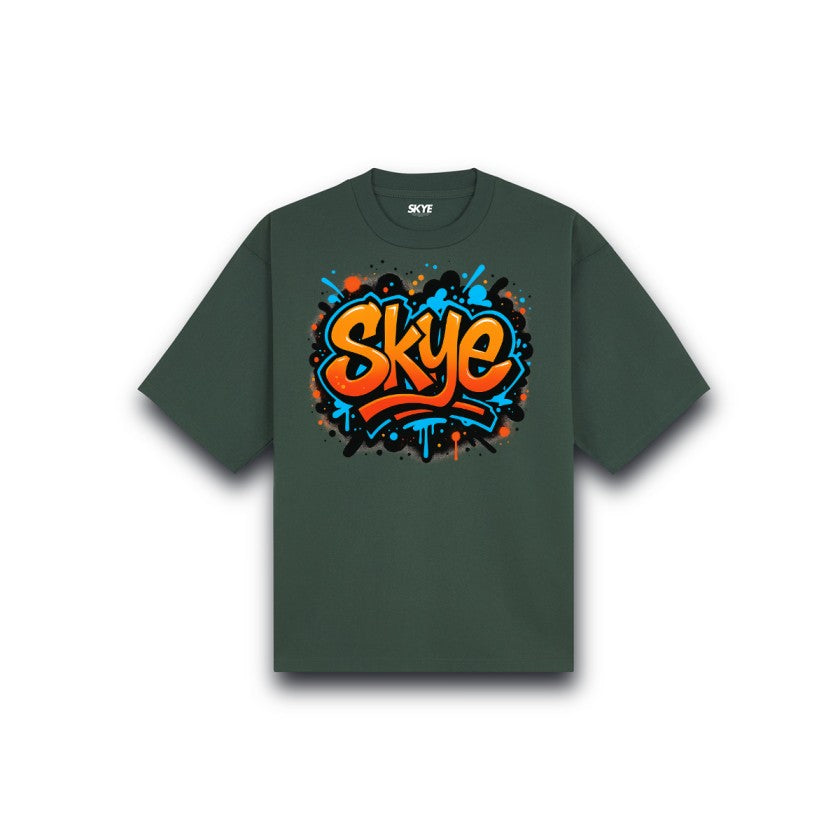 Skye_Four_Oversized_Tee_Dark_Green