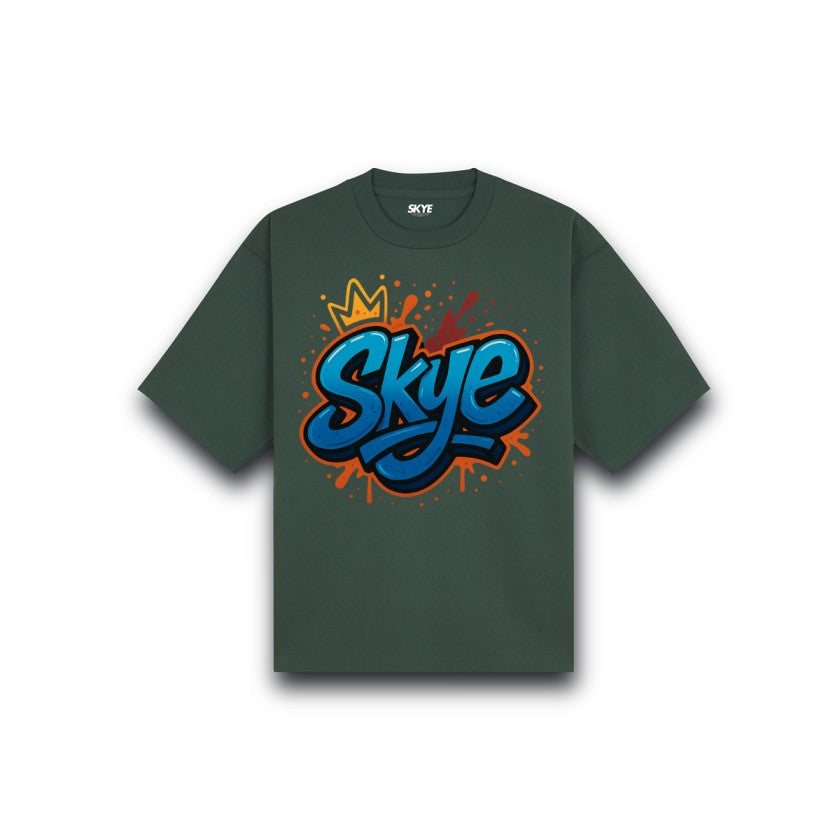 Skye_Seven_Oversized_Tee_Dark_Green